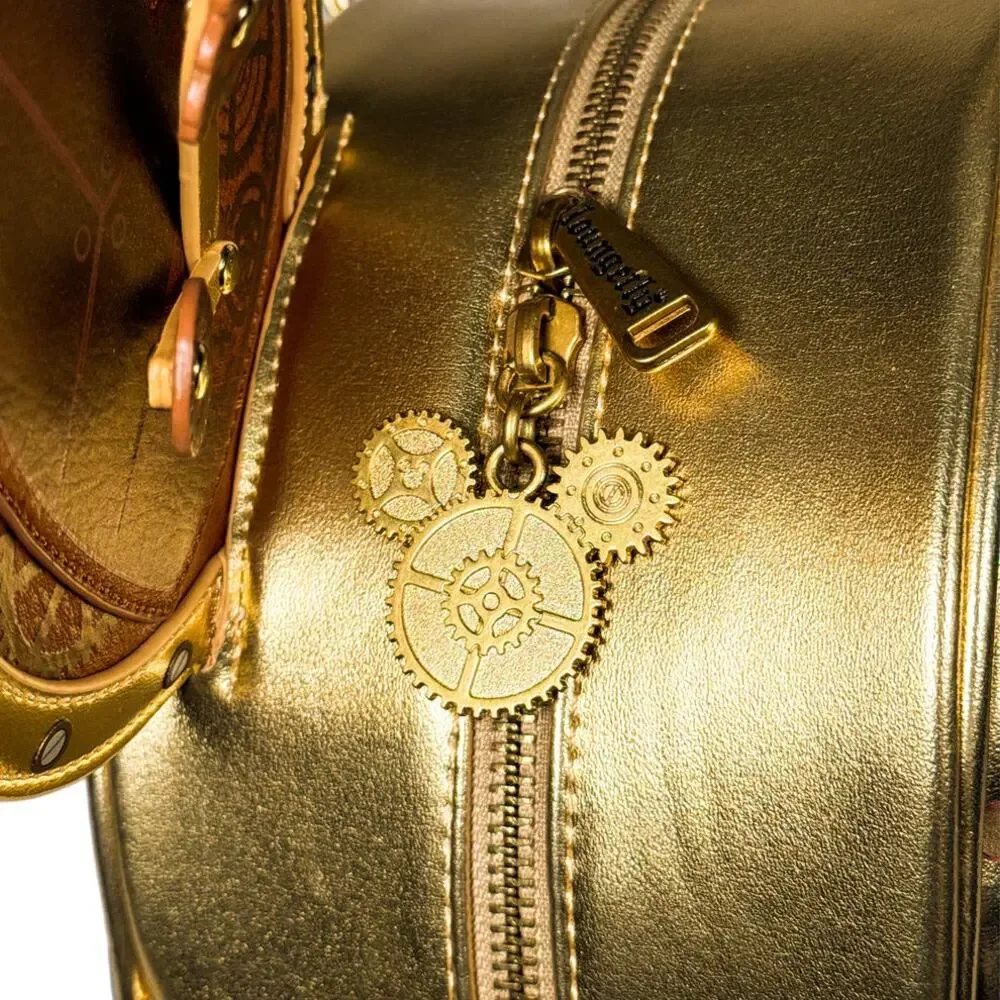 Steampunk Mickey Navy and Gold Mini Backpack Exclusive Loungefly